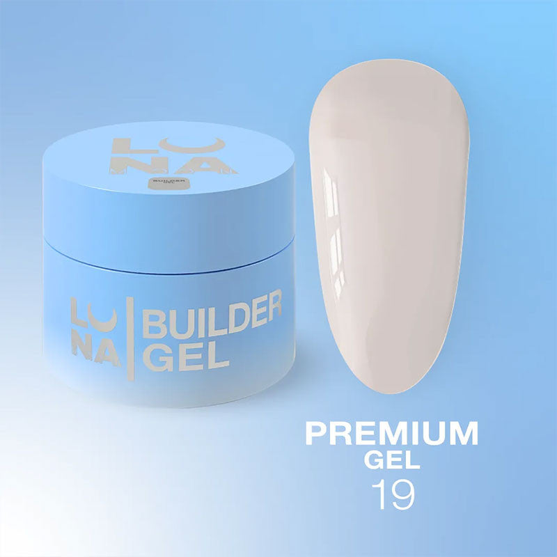 Extension gel Lunamoon Premium Gel Nr 19 - 15ml