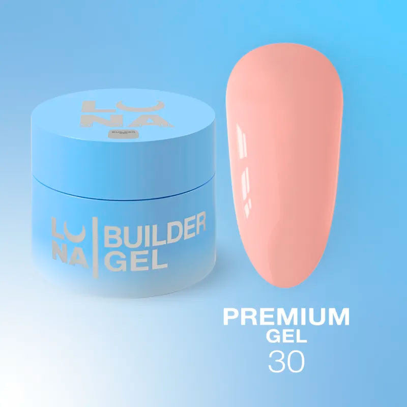 Rakennegeeli Extension gel Lunamoon Premium Gel Nr 30 - 30 ml