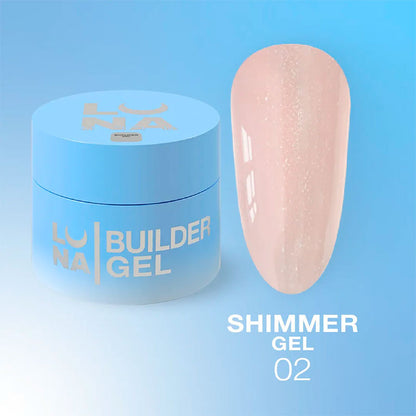 Extension gel Lunamoon Shimmer Gel 2 - 15 ml