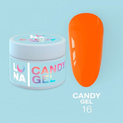 Gel de construction Gel for extension LUNAMOON - Candy Gel Nr 16 - 15 ml