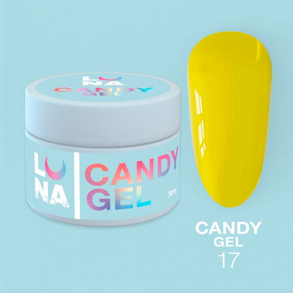 Gel for extension LUNAMOON - Candy Gel Nr 17 - 15 ml