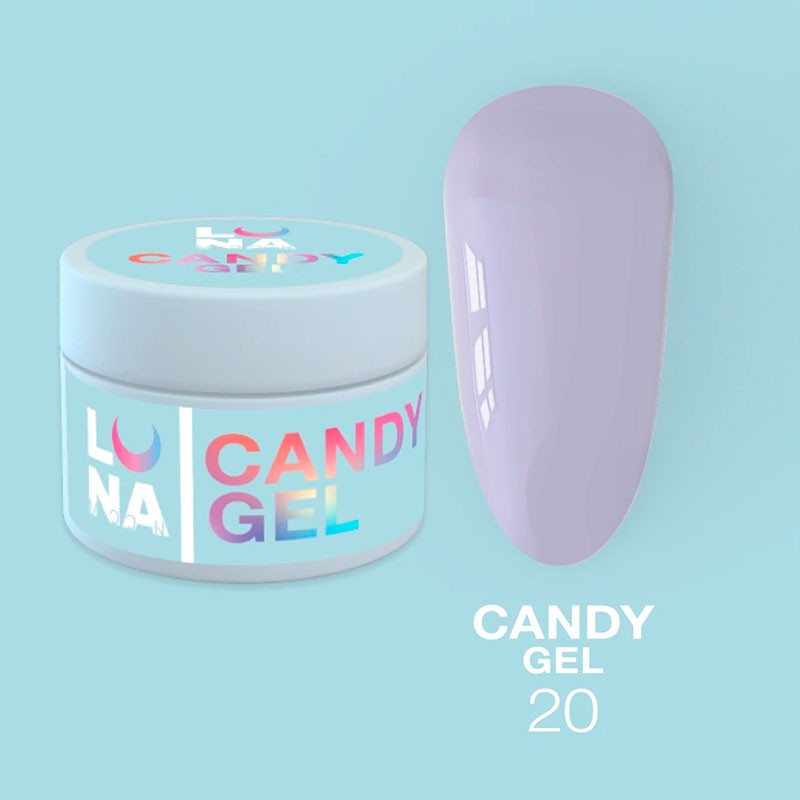 Gel for extension LUNAMOON - Candy Gel Nr 20 - 15 ml