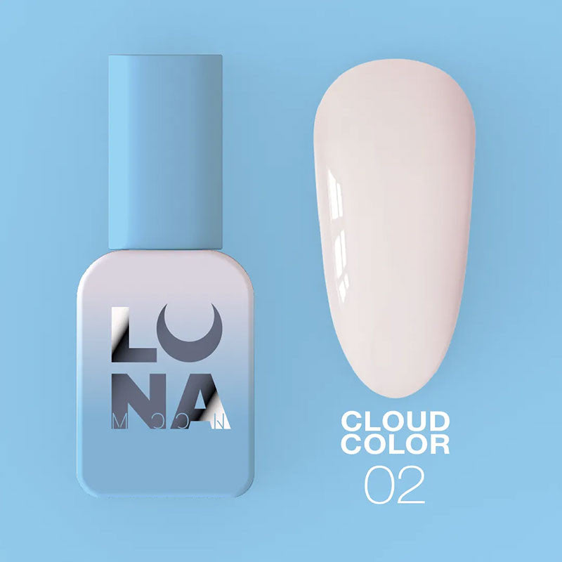 Esmalte semipermanente LUNAmoon Cloud Color № 2, 8 ml