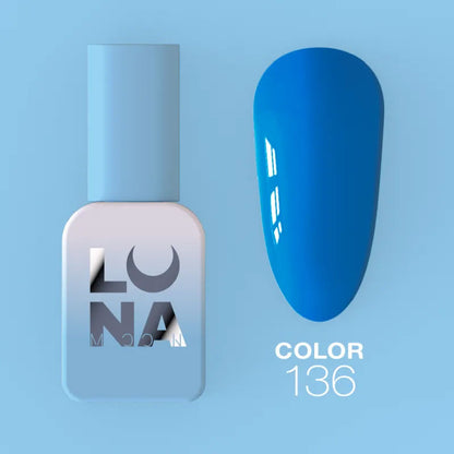 Vernis semi-permanent LUNAmoon nr 136, 8 ml