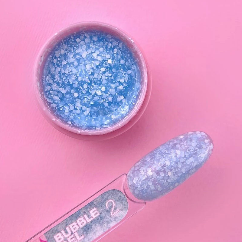 Gel con glitter para uñas LUNAMOON - Bubble Gel n.º 2 - 5ml — imagen 2