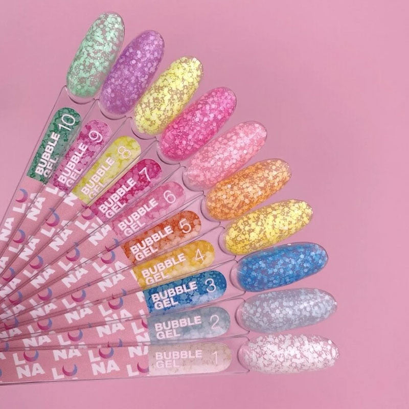 Gel con glitter para uñas LUNAMOON - Bubble Gel n.º 2 - 5ml — imagen 4