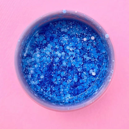 Гель с блёстками для ногтей LUNAMOON - Bubble Gel № 3 - 5ml — изображение 3