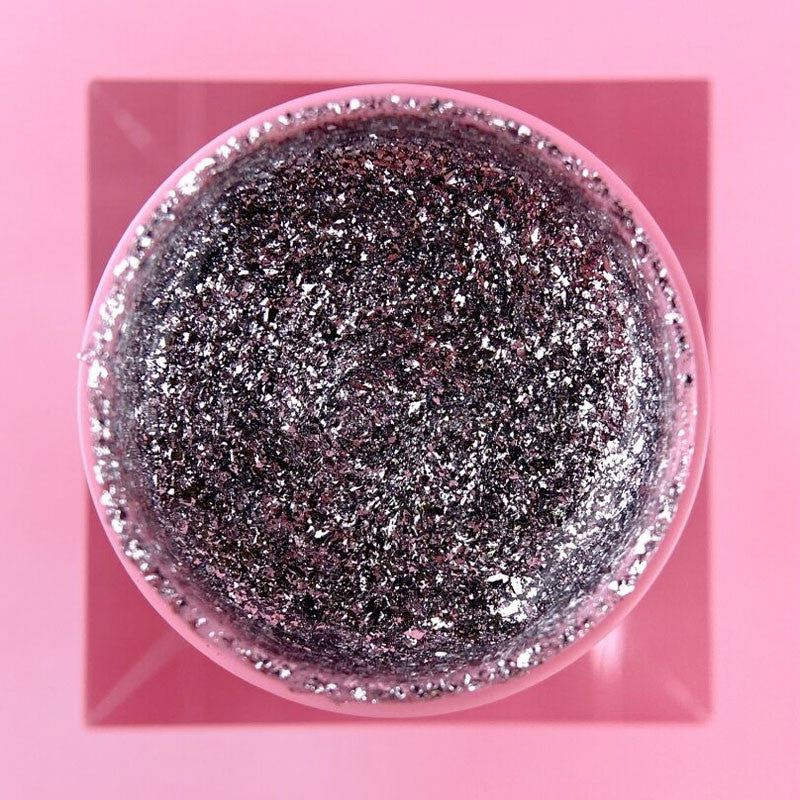Гель с блёстками для ногтей LUNAMOON - Platinum Gel № 1 -5ml — изображение 3