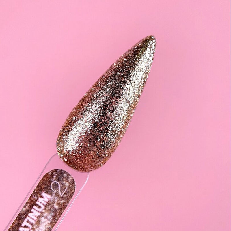 Sädelev geel küüntele LUNAMOON - Platinum Gel nr 2 -5ml — pilt 2