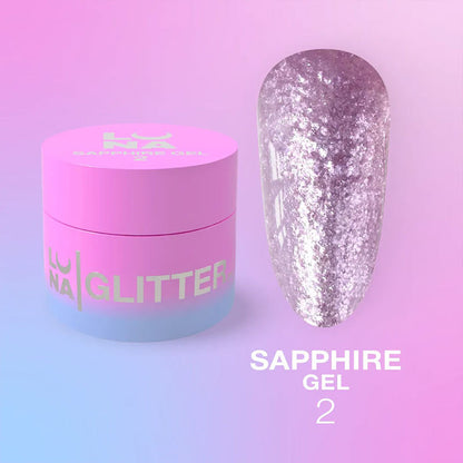 Sädelev geel küüntele LUNAMOON - Sapphire Gel nr 2 - 5ml