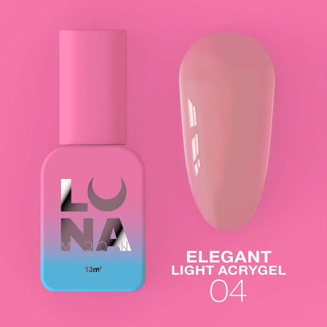 Light Acrylgel Elegant LunaMoon №4, 13 ml