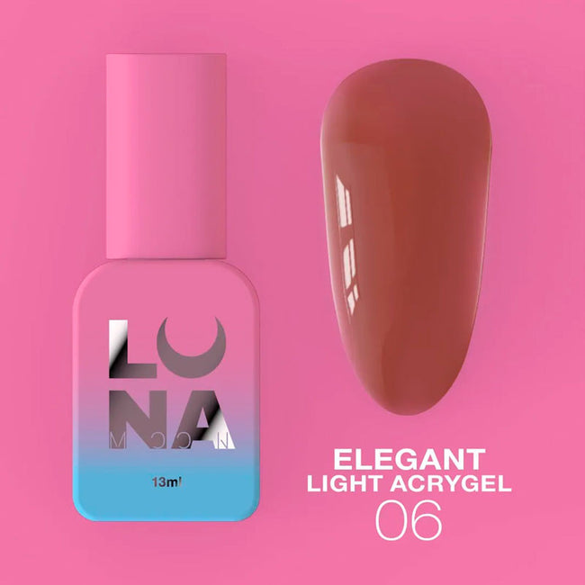 Light Acrylgel Elegant LunaMoon №6, 13 ml