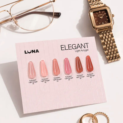 Light Acrylgel Elegant LunaMoon №6, 13 ml — Bild 3
