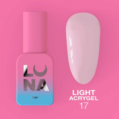 Liquid Acrygel Lunamoon Light Acrygel Nr 17 - 13 ml