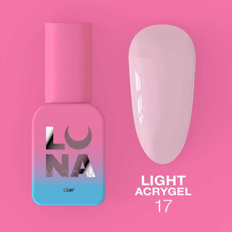 Liquid Acrygel Lunamoon Light Acrygel Nr 17 - 13 ml