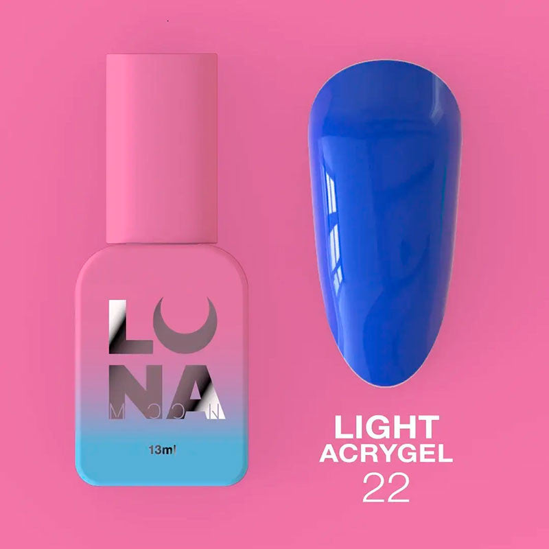 Liquid Akrigēls Lunamoon Light Akrigēls Nr 22 - 13 ml