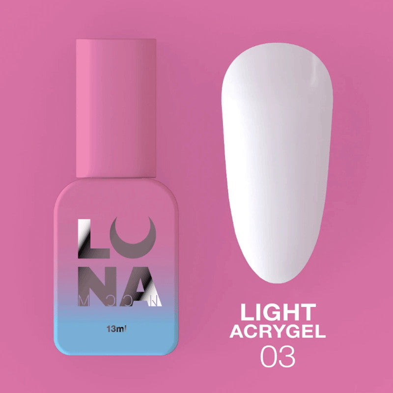 Liquid Акригель Lunamoon Light Акригель Nr 3 - 13 ml