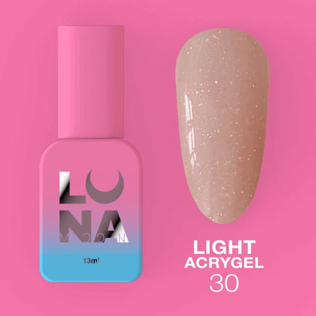 Liquid Acrygel Lunamoon Light Acrygel Nr 30 - 13 ml