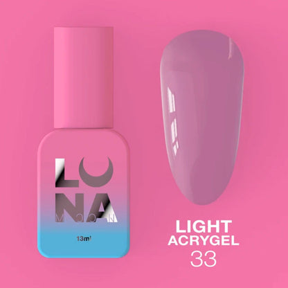 Liquid Acrygel Lunamoon Light Acrygel Nr 33 - 13 ml