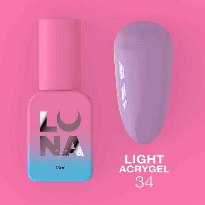 Liquid Acrygel Lunamoon Light Acrygel Nr 34 - 13 ml
