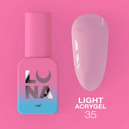 Liquid Акригель Lunamoon Light Акригель Nr 35 - 13 ml