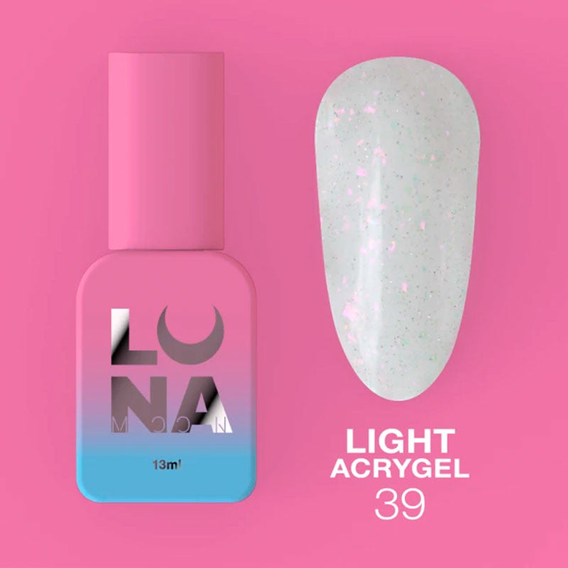 Liquid Acrygel Lunamoon Light Acrygel Nr 39 - 13 ml — imagen 2