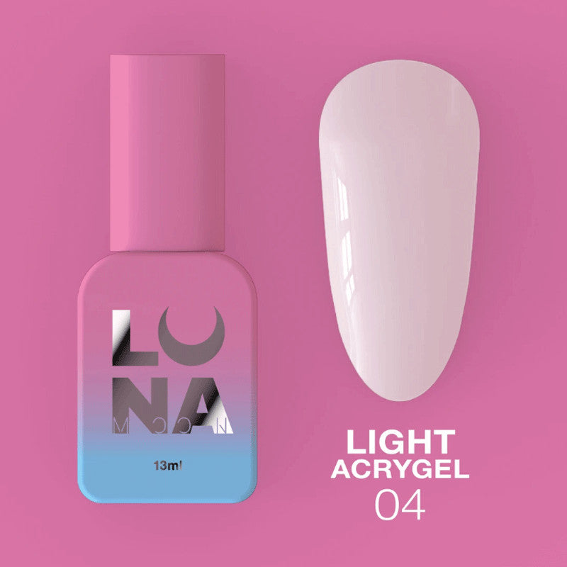 Liquid Polüakrüülgeel Lunamoon Light Polüakrüülgeel Nr 4 - 13 ml