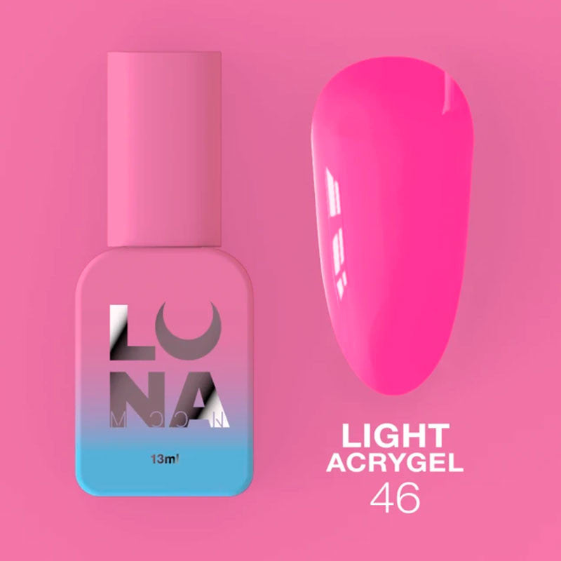 Liquid Akrigēls Lunamoon Light Akrigēls Nr 46 - 13 ml