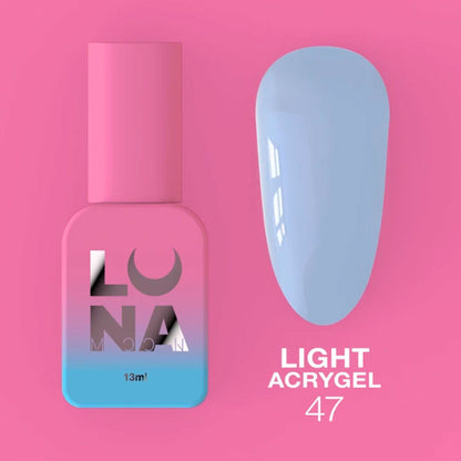 Liquid Polüakrüülgeel Lunamoon Light Polüakrüülgeel Nr 47 - 13 ml