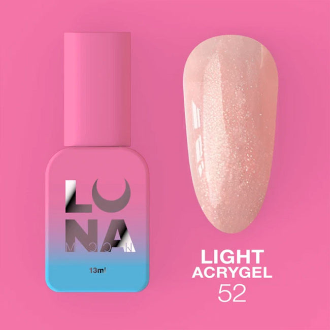 Liquid Acrygel Lunamoon Light Acrygel Nr 52 - 13 ml
