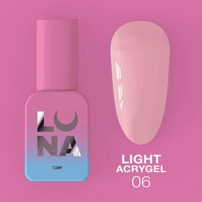 Liquid Acrygel Lunamoon Light Acrygel Nr 6 - 13 ml