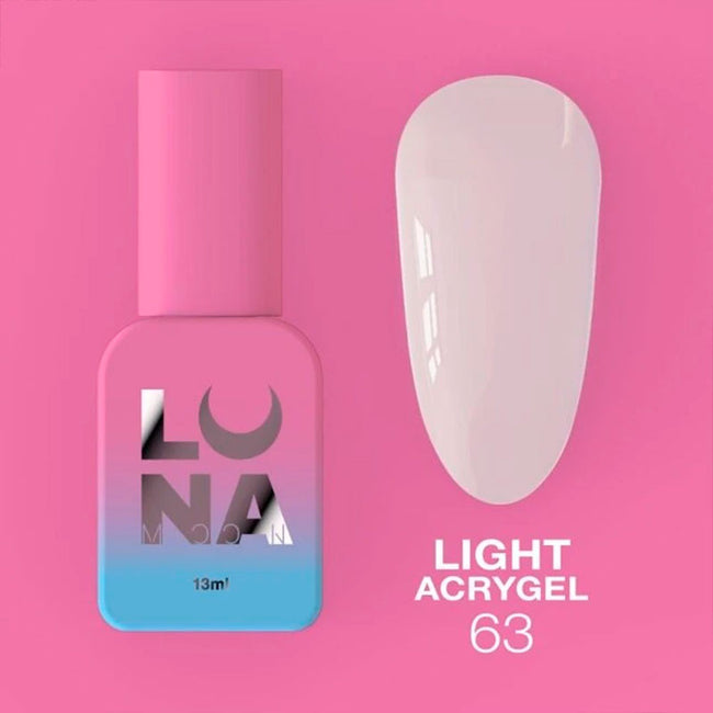 Liquid Acrygel Lunamoon Light Acrygel Nr 63 - 13 ml