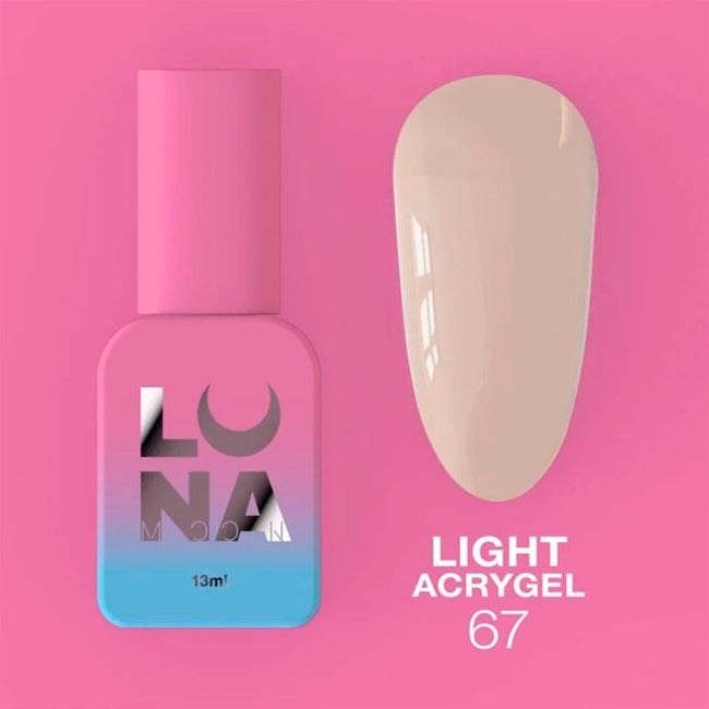 Liquid Acrygel Lunamoon Light Acrygel Nr 67 - 13 ml