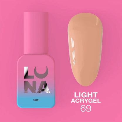 Liquid Акригель Lunamoon Light Акригель Nr 69 - 13 ml