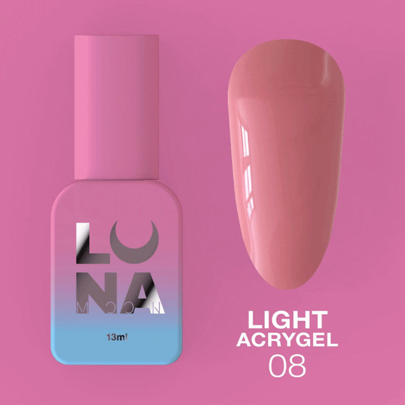 Liquid Polüakrüülgeel Lunamoon Light Polüakrüülgeel Nr 8 - 13 ml