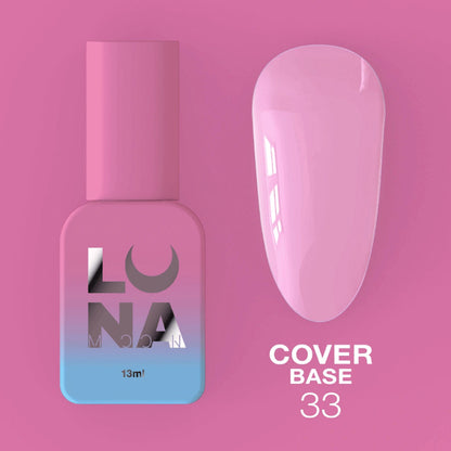 Lunamoon Cover Base colorée Nr 33 - 13ml