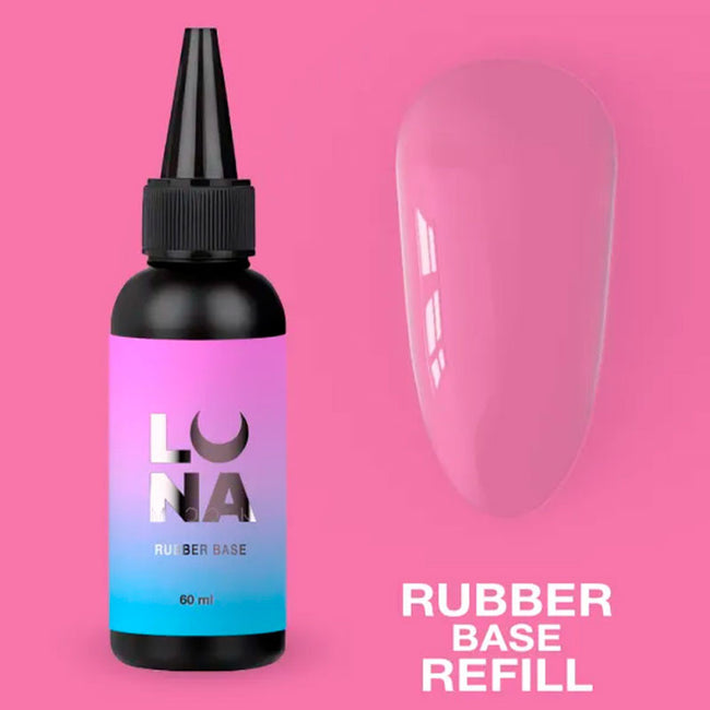 Lunamoon Rubber Base -alusgeeli Refill - 60 ml