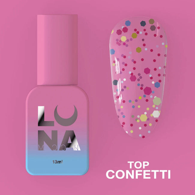 Lunamoon Viimeistelygeeli Confetti - 13ml