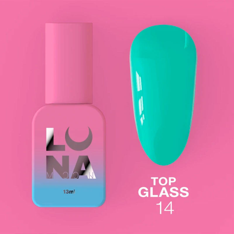 Lunamoon Top coat Glass № 14 - 13 ml