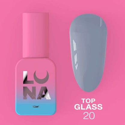 Lunamoon Top coat Glass № 20 - 13 ml