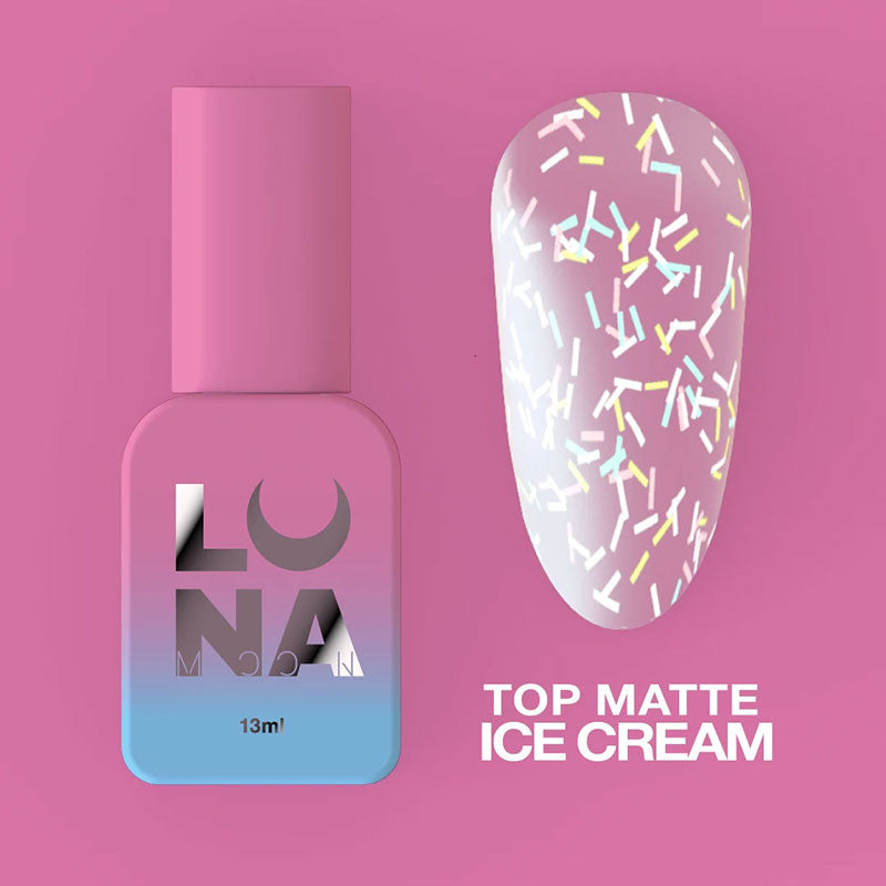 Matte Tops no-wipe – Lunamoon Tops Matte Ice Cream – 13 ml