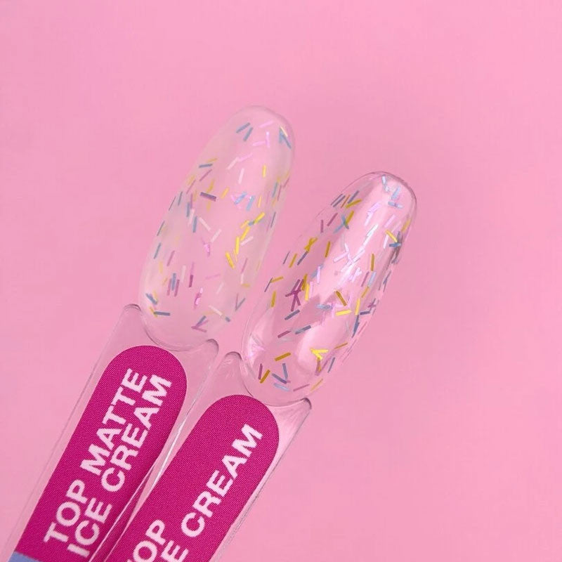 Matte Tops no-wipe – Lunamoon Tops Matte Ice Cream – 13 ml — attēls 5