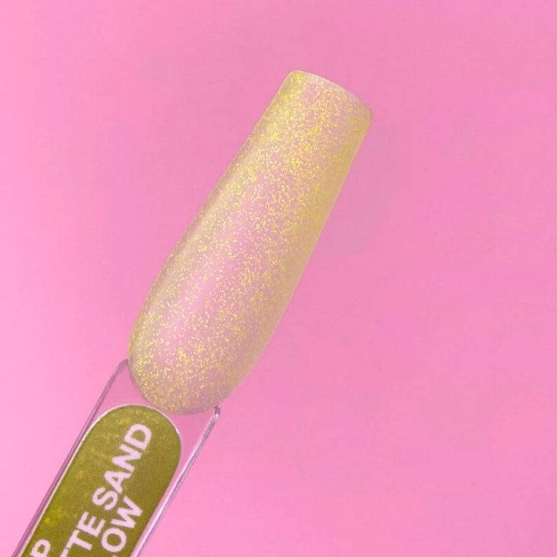 Matter Top Coat ohne Schwitzschicht Lunamoon Top Matte Sand Yellow - 13 ml — Bild 2