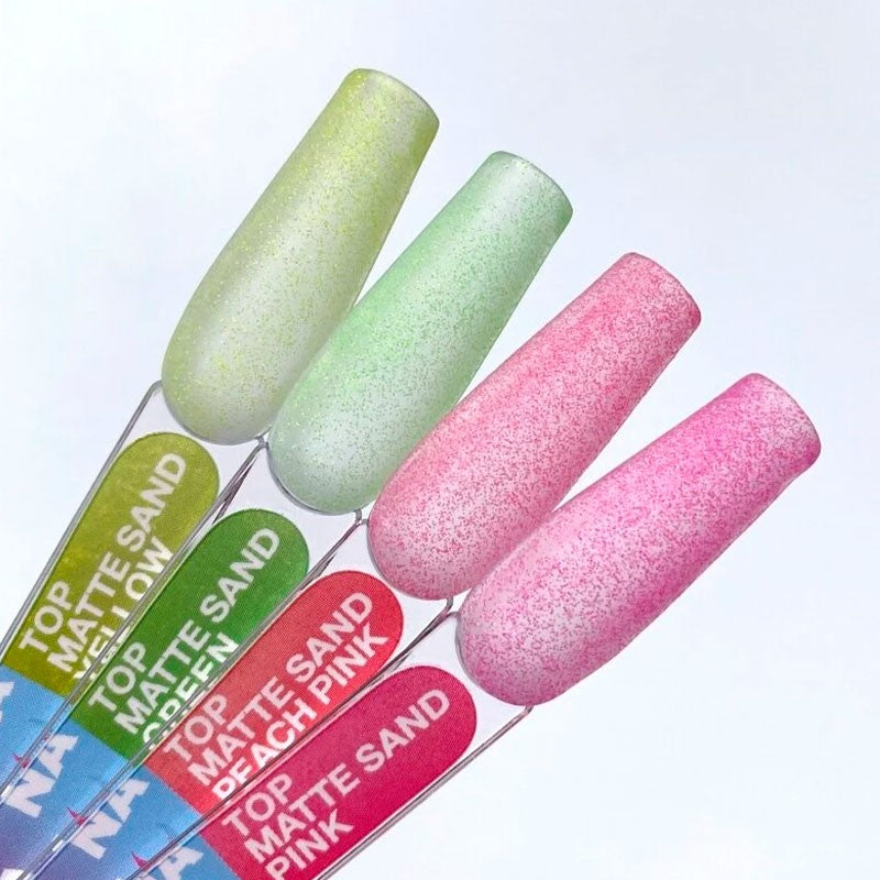 Matter Top Coat ohne Schwitzschicht Lunamoon Top Matte Sand Yellow - 13 ml — Bild 5