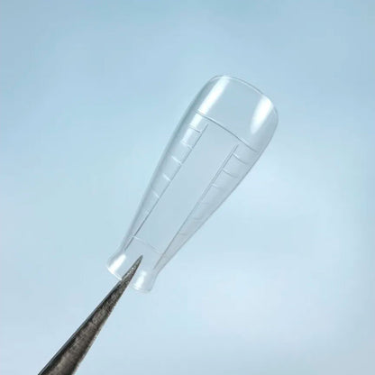 Nail extension forms Lunamoon Moldes superiores para uñas Short Almond, 120 uds. — imagen 2