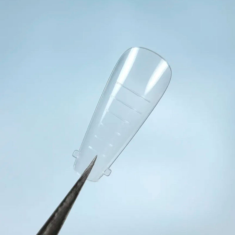 Nail extension forms Lunamoon Augšējās nagu formas Short Ballerina, 120 gab. — attēls 2