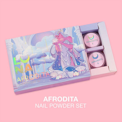 Set of Nail Rubbing Powders Lunamoon Afrodita - 6 pcs — image 2