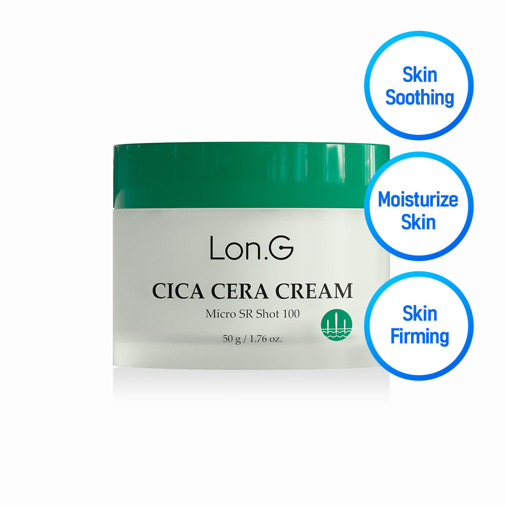 Lon.G Cica Cera Cream Micro SR Shot 100 — 50g