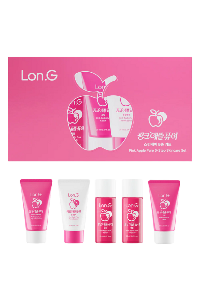 Lon. G Pink Apple Pure 5 Step Scincare Set — Produktbild 1