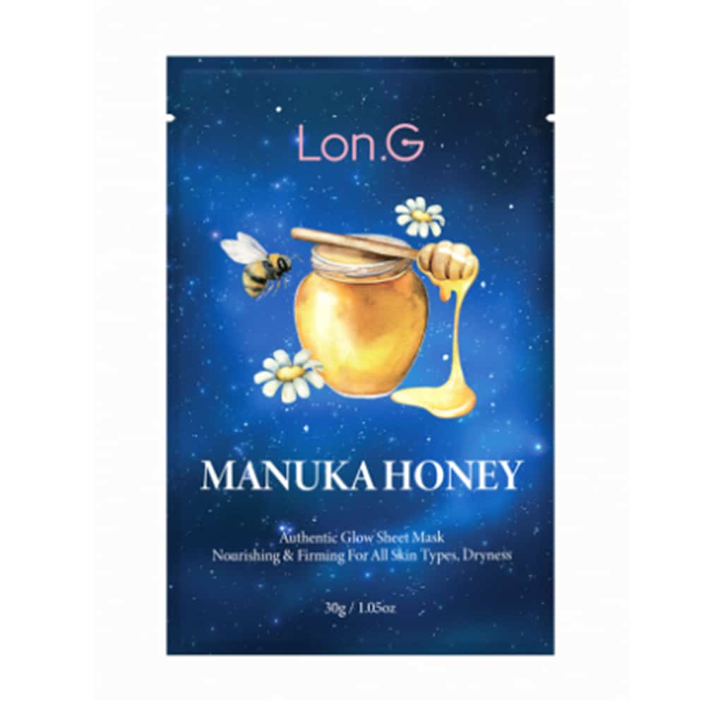 Lon.G Manuka Honey Authentic Glow Sheet Mask — 1 Mask